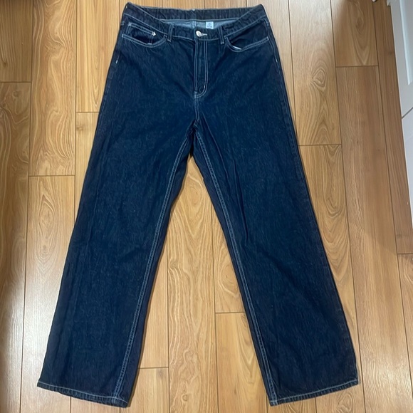 H&M Denim - H&M WOMENS ULTRA HIGH WAIST RAW DENIM JEANS